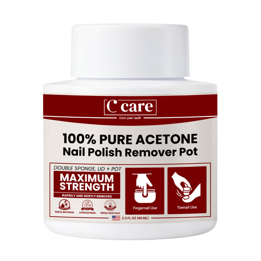 100% Pure Acetone Polish Remover Pot 2.3 fl oz