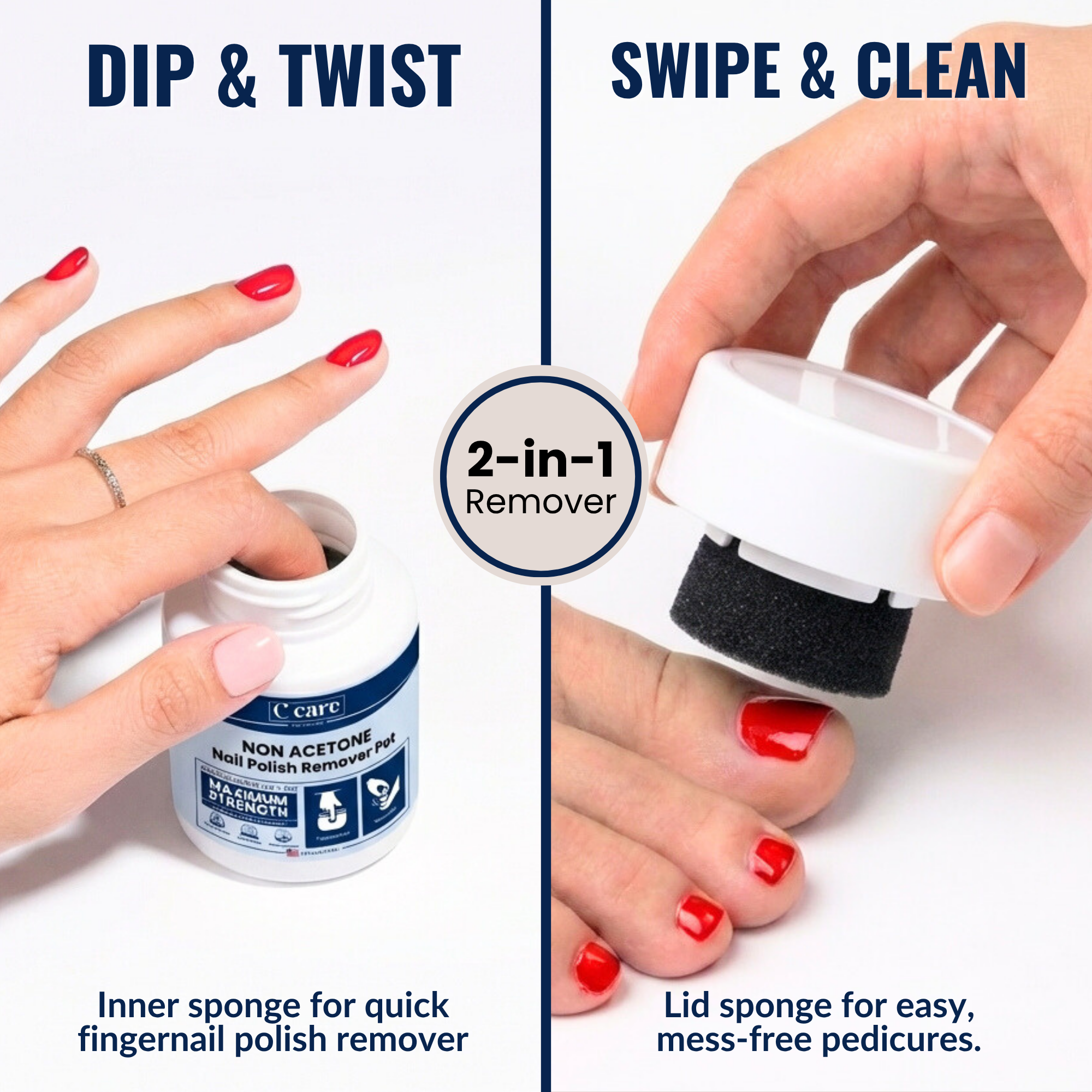 Non Acetone Polish Remover Pot 2.3 fl oz