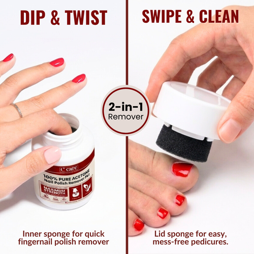 100% Pure Acetone Polish Remover Pot 2.3 fl oz