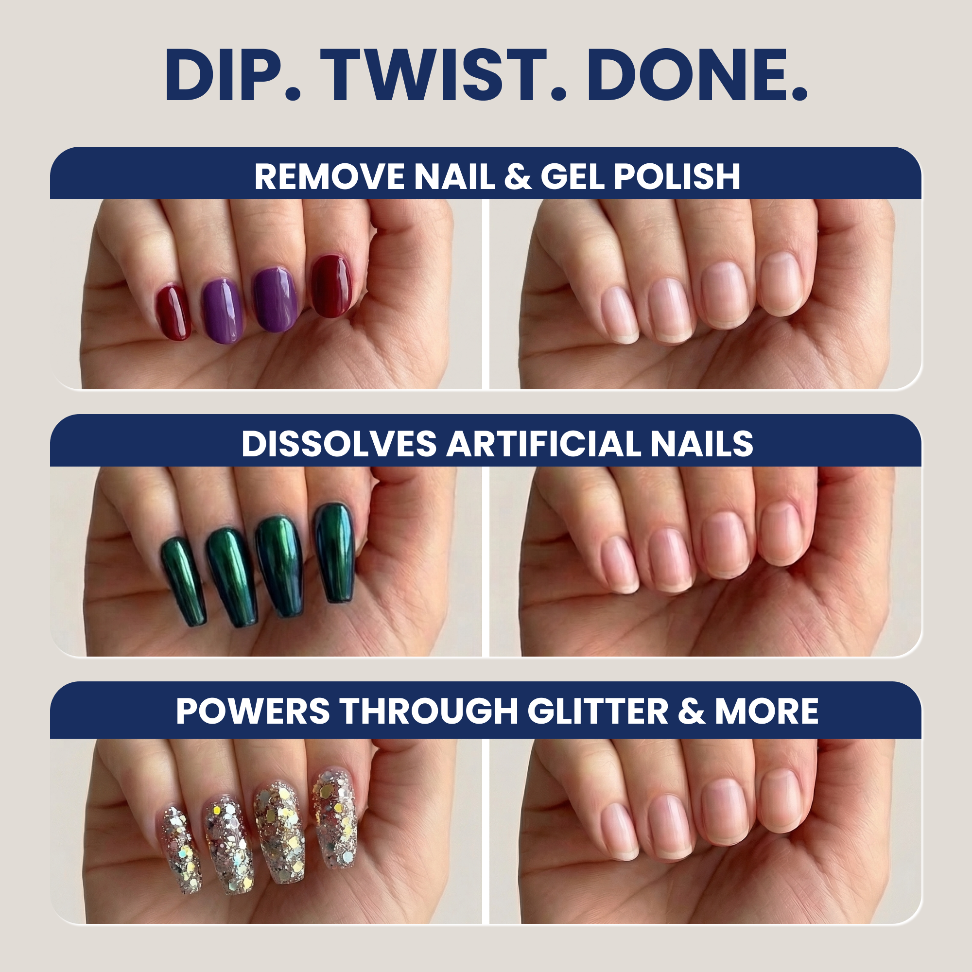 Non Acetone Polish Remover Pot 2.3 fl oz