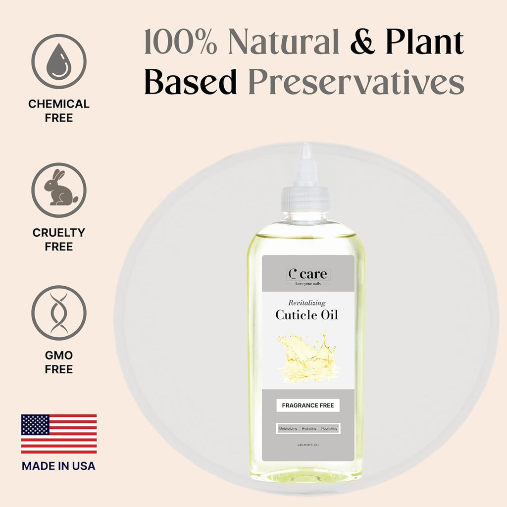 Cuticle Oil 8oz - Fragrance Free