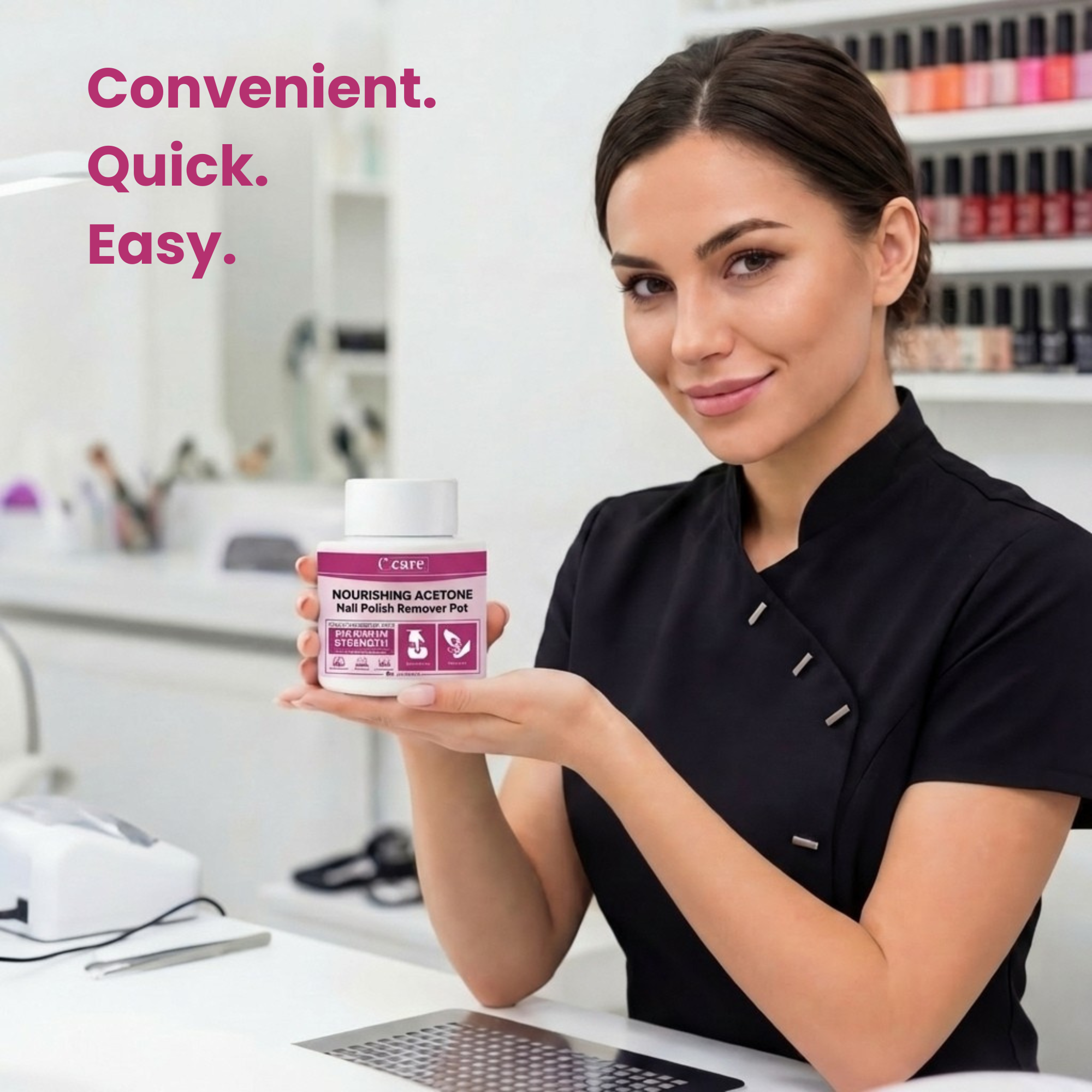 Nourishing Acetone Polish Remover Pot 2.3 fl oz