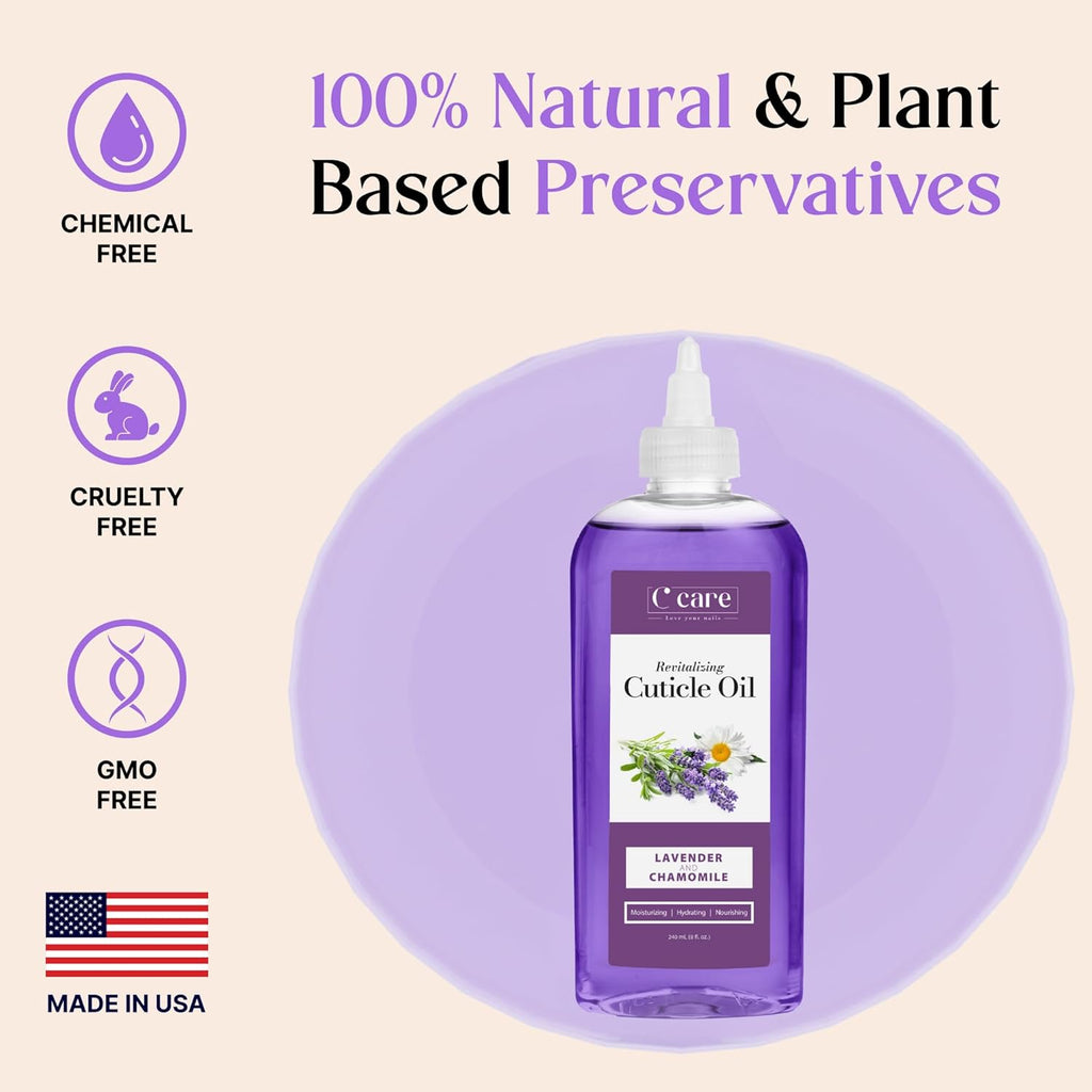 Cuticle Oil 8oz - Lavender and Chamomile