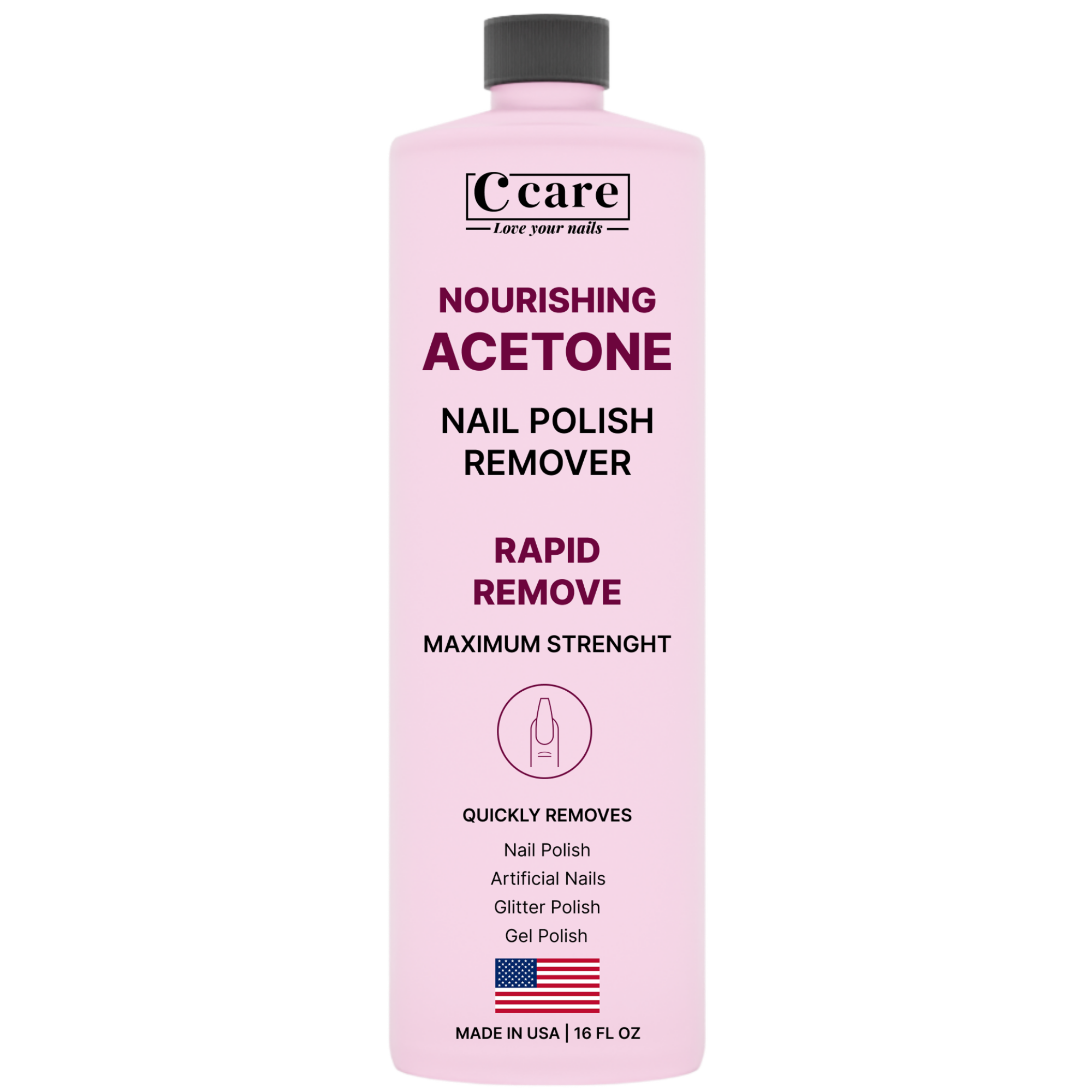Acetone Nourishing Polish Remover 16 fl oz